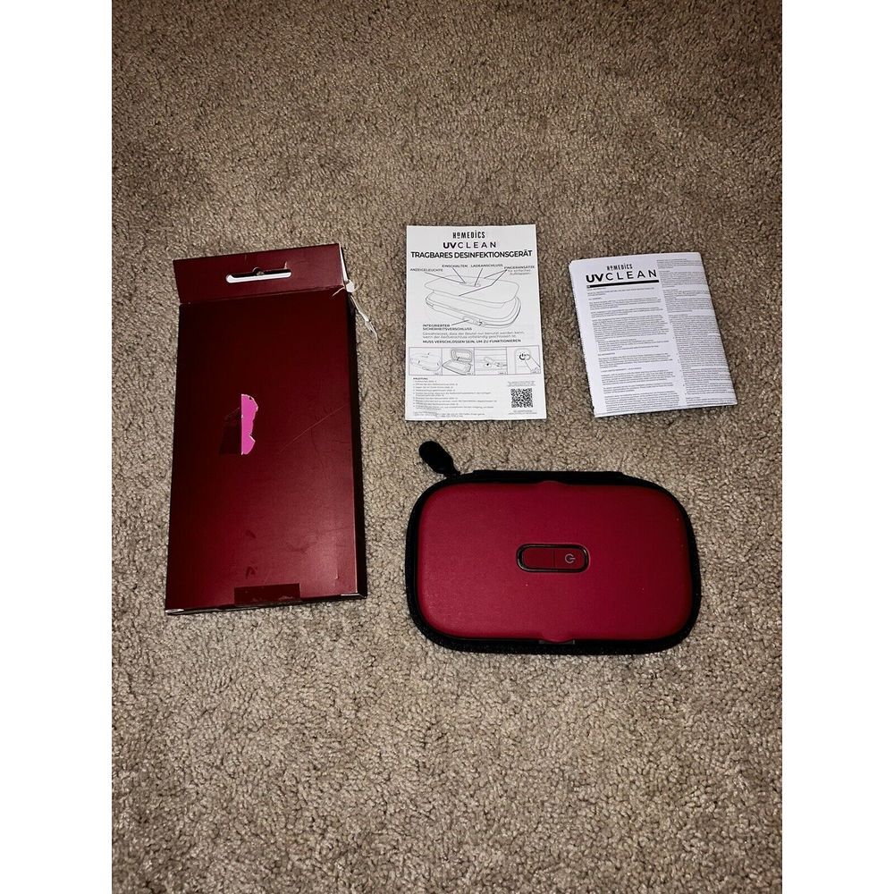 Homedics UV Clean, Portable Sanitizer,‎ w/Cord & Original Box and Instructions.
